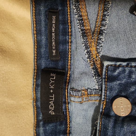 Kendall + Kylie 3/26 kontour high rise jeans - Picture 4 of 10